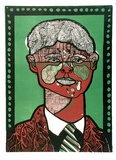 Artist: b'HANRAHAN, Barbara' | Title: b'Diseased boy' | Date: 1966 | Technique: b'lithograph, printed in colour, from three plates'