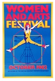 Artist: Parry, Deborah. | Title: Woman and Arts Festival, October 1982 (2 of 2) | Date: 1982 | Technique: offset-lithograph, printed in colour, from multiple plates