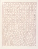 Artist: b'Buckley, Sue.' | Title: b'Echo.' | Date: 1969 | Technique: b'woodcut, printed in pink ink, from one block' | Copyright: b'This work appears on screen courtesy of Sue Buckley and her sister Jean Hanrahan'