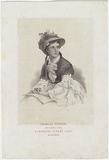 Artist: b'Turner, Charles.' | Title: b'(Portrait of a girl) [recto]; Lady Hopetoun [verso]' | Date: c.1874 | Technique: b'lithograph, printed in colour, from multiple stones [or plates]'