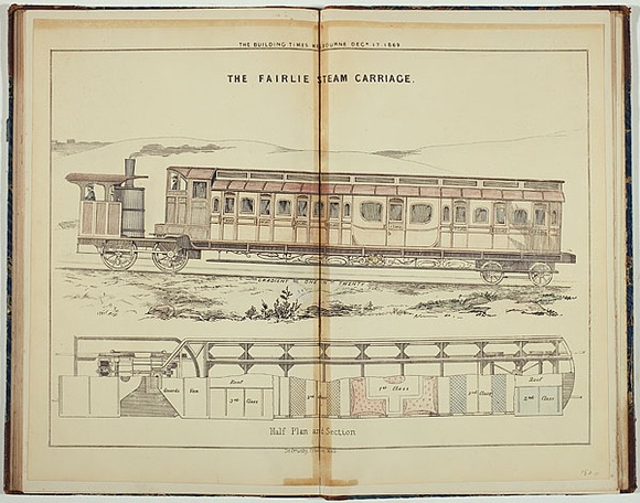 Title: b'The farlie steam carriage.' | Date: 1869 | Technique: b'lithograph, printed in black ink, from one stone; hand-coloured'