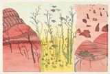 Title: Nightfall, Kimberley | Date: 2000 | Technique: lithograph, printed in colour, from multiple zinc carbide plates; additional hand colouring