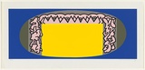 Artist: b'LEACH-JONES, Alun' | Title: b'Mersey yellow' | Date: 1973 | Technique: b'screenprint, printed in colour, from multiple stencils' | Copyright: b'Courtesy of the artist'