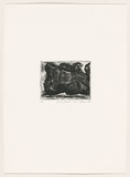 Artist: AMOR, Rick | Title: Dark coast. | Date: 1998 | Technique: etching, printed in black ink, from one plate