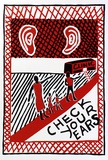 Artist: McMahon, Marie. | Title: Check your ears | Date: 1990 | Technique: screenprint, printed in colour, from two stencils