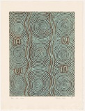 Artist: b'Lynch Napaltjarri, Valerie' | Title: b'Untitled (1).' | Date: 2007 | Technique: b'open-bite etching and aquatint with colour roll, printed in colour, from multiple plates'