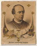 Title: b'His grace Archbishop Vaughan [recto]; Her royal highness the Princess Royal of England [verso]' | Date: 1883 | Technique: b'lithograph, printed in colour, from multiple stones'