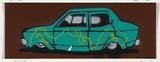 Title: BYRD sticker | Date: 2009 | Technique: stencil, printed in colour aerosol paint, from multiple stencils