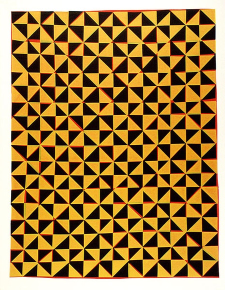 Artist: b'Brown, Mike.' | Title: b'not titled [Geometric shapes].' | Date: c.1970 | Technique: b'screenprint'