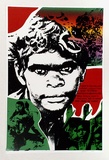 Artist: b'Hill, Eugenia.' | Title: b'Racism, a pillar of War 1' | Date: 1986 | Technique: b'screenprint, printed in colour, from multiple stencils'