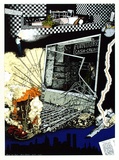 Artist: Latimer, Bruce. | Title: Black Out Print | Date: 1977 | Technique: screenprint, printed in colour, from multiple stencils; and collage of phtocopy, printed in colour | Copyright: © Bruce Latimer