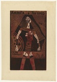 Artist: b'HANRAHAN, Barbara' | Title: b'America the good' | Date: 1964 | Technique: b'etching, printed in colour from two  plates'