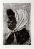 Artist: Mather, John. | Title: Aboriginal woman | Date: 1895 | Technique: etching, printed in black ink, from one plate