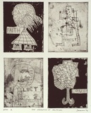 Artist: b'SANSOM, Gareth' | Title: b'The object of Solipsism' | Date: 1994, January - March | Technique: b'etching, aquatint abd drtpoint'