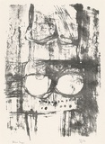 Artist: b'Grieve, Robert.' | Title: b'not titled [abstract].' | Date: 1968 | Technique: b'lithograph, printed in black ink, from one stone'