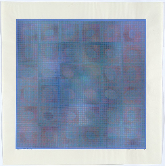 Artist: b'Leveson, Sandra.' | Title: b'No. 2. Print.' | Date: 1970 | Technique: b'screenprint, printed in colour, from multiple stencils'