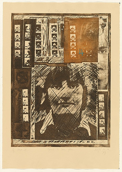 Title: The stages of T.P.: good to see you | Date: 1979 | Technique: photo-etching, printed in colour, from multiple plates Title: The stages of T.P.: good to see you | Date: 1979 | Technique: photo-etching, printed in colour, from multiple plates