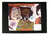 Artist: HANRAHAN, Barbara | Title: The General and Mata Hari and me | Date: 1977 | Technique: photo-screenprint, printed in colour, from multiple stencils