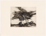 Artist: Gleeson, James. | Title: Untitled [2] | Date: 2004 | Technique: etching and aquatint, printed in sepia ink, from one plate