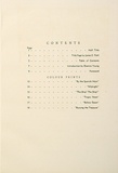 Artist: Flett, James. | Title: Contents Page. | Date: 1931 | Technique: letterpress