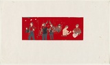 Artist: b'Johnson, Tim.' | Title: b'Radio Birdman' | Date: 1979 | Technique: b'screenprint, printed in colour, from multiple stencils' | Copyright: b'\xc2\xa9 Tim Johnson'