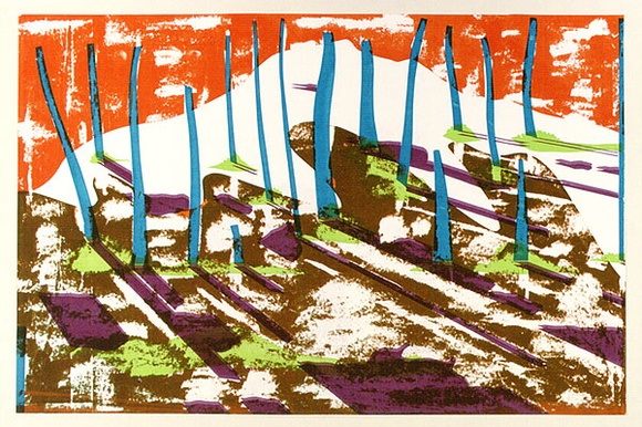Artist: COLEING, Tony | Title: Idea for sculpture [2]. | Date: 1974 | Technique: screenprint, printed in colour, from seven stencils