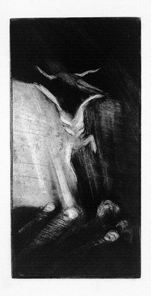 Artist: b'Lohse, Kate.' | Title: b'Integrity and the pits 6' | Date: 1984 | Technique: b'etching'