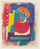 Title: [Still life] | Technique: linocut, printed in colour, from multiple blocks