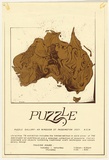 Artist: b'UNKNOWN' | Title: b'Puzzle Gallery Christmas 1979 exhibition, Sydney.' | Date: 1979 | Technique: b'screenprint'