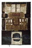 Artist: b'Kok Wee, Tay.' | Title: b'Door of the West Chamber' | Date: 1967 | Technique: b'etching, printed in colour, from multiple plates'