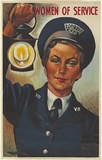 Artist: Freedman, Harold. | Title: Women of service: The porter. | Date: 1947 | Technique: lithograph, printed in colour, from multiple zinc plates