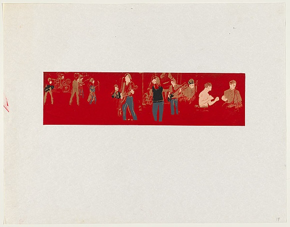 Artist: b'Johnson, Tim.' | Title: b'Radio Birdman' | Date: 1979 | Technique: b'screenprint, printed in colour, from multiple stencils' | Copyright: b'\xc2\xa9 Tim Johnson'