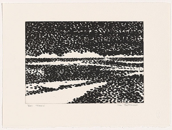 Artist: b'Bettinson, Ian.' | Title: b'Three.' | Date: 2005 | Technique: b'open-bite and aquatint, printed in black ink, from one plate'