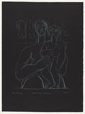 Artist: b'Furlonger, Joe.' | Title: b'Gold Coast madonna' | Date: 1989 | Technique: b'lithograph, printed in grey ink, from one stone'