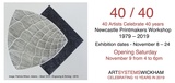 40 / 40: 40 artists celebrate 40 years: Newcastle Printmakers Workshop 1979 - 2019.