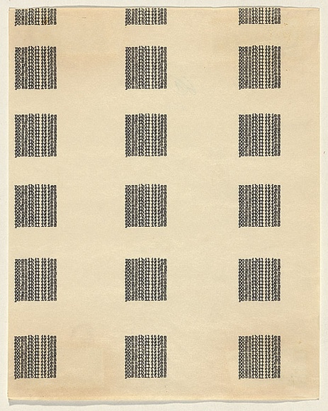 Title: b'Section B (Word situations) - 32 Possibilities: No. 21, 6(A)' | Date: (1970-71) | Technique: b'typewriter'