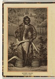 Artist: b'UNKNOWN' | Title: b'Queen Mary; Ballarat tribe.' | Date: c.1890 | Technique: b'lithograph, printed in brown ink, from one plate; varnished'