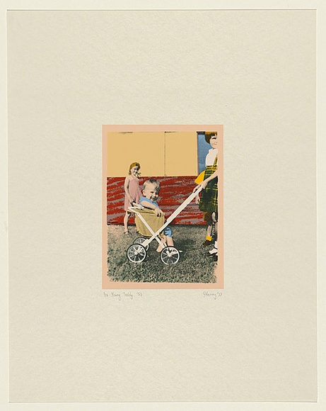 Artist: HARVEY, Geoffrey | Title: Young teddy '53 | Date: 1977 | Technique: photo-screenprint, printed in colour, from multiple stencils