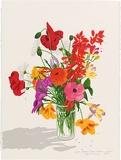 Artist: b'ROSE, David' | Title: bFlowers from Mieke's garden | Date: 1996 | Technique: b'screenprint, printed in colour, from multiple screens'