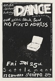 Artist: WORSTEAD, Paul | Title: Dance - No fixed address | Date: 1980 | Technique: screenprint, printed in black ink, from one stencil | Copyright: This work appears on screen courtesy of the artist