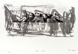 Artist: b'Lowe, Geoff.' | Title: b'First sight' | Date: 1986 | Technique: b'lithograph, printed in colour, from two plates (black and grey)'