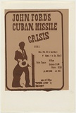 Artist: b'SYDNEY UNIVERSITY DRAMA SOCIETY' | Title: bJohn Ford's Cuban missile crisis | Date: 1976 | Technique: b'screenprint, printed in brown ink, from one stencil'