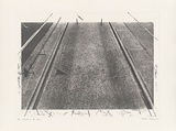 Artist: b'MEYER, Bill' | Title: b'Angles in the gap' | Date: 1981 | Technique: b'photo-etching, aquatint, drypoint, printed in black ink, from one zinc plate' | Copyright: b'\xc2\xa9 Bill Meyer'