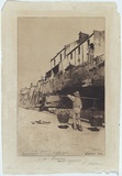 Artist: Hopkins, Livingston. | Title: Old Sydney, Cumberland Street, Argyle Cut. | Date: 1886 | Technique: etching, printed in black ink, from one plate