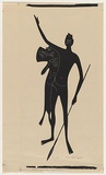Artist: Thake, Eric. | Title: Ho Joe! | Date: 1946 | Technique: linocut, printed in black ink, from one block