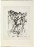 Artist: BOYD, Arthur | Title: Rocks deep grey brown. | Date: 1960-70 | Technique: photo-etching | Copyright: Reproduced with permission of Bundanon Trust