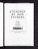 Artist: b'VARIOUS' | Title: b'Etchings by non etchers.' | Date: 1987 | Technique: b'various'