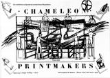 Artist: ARNOLD, Raymond | Title: Chameleon printmakers. An exhibition of prints by artists from Chameleon. | Date: 1984 | Technique: screenprint, printed in black ink, from one stencil