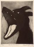 Artist: b'Williams, Deborah.' | Title: b'Roll over red rover' | Date: 1993 | Technique: b'etching, aquatint, printed in black ink, with plate-tone from one plate'