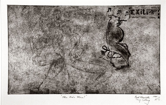 Artist: b'COLEING, Tony' | Title: b'This One\'s Mine!.' | Date: 1991 | Technique: b'etching, printed in black ink, from one plate'